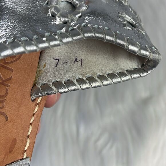 Jack Rogers Jack's Whipstitch Hamptons Slide Thong Sandals Sz 7 - Picture 6 of 7